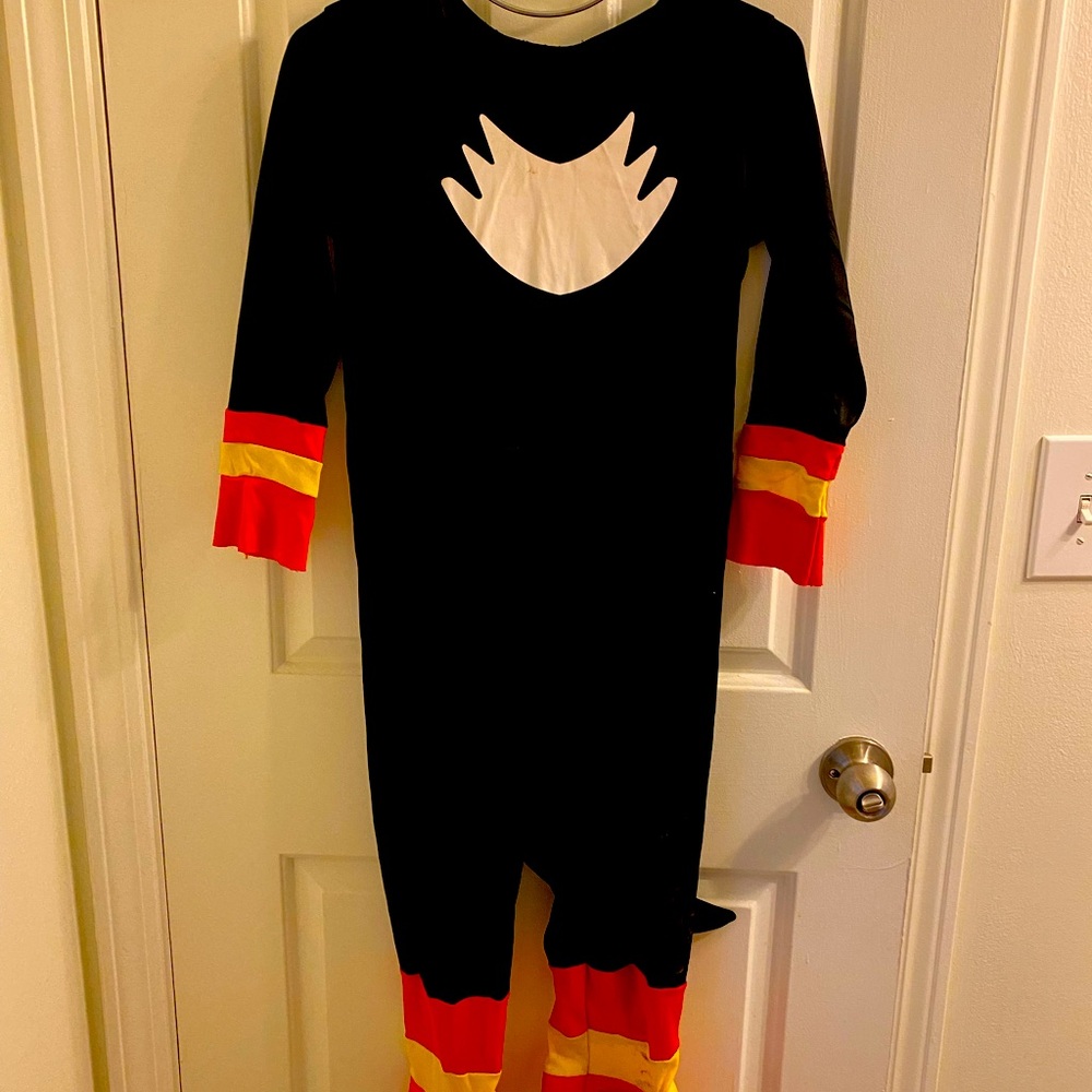 Sonic Shadow Halloween Costume. Size small/medium
